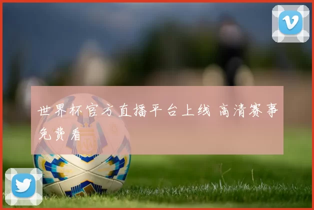 世界杯官方直播平台上线 高清赛事免费看