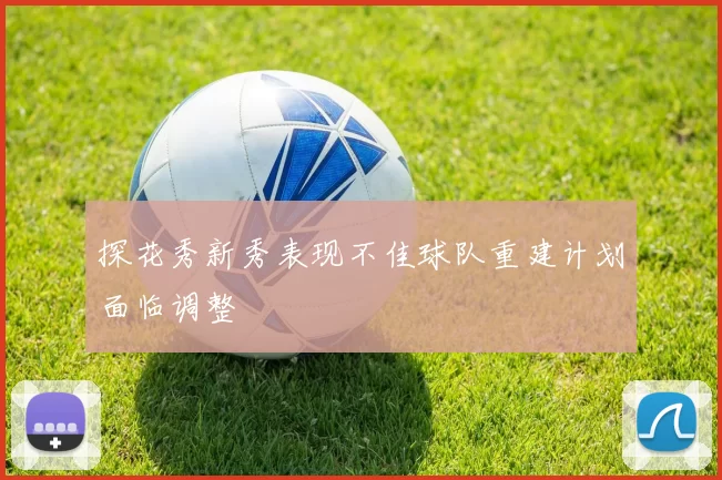 探花秀新秀表现不佳球队重建计划面临调整